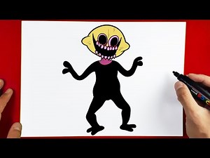 How to Draw Monster - Friday Night Funkin | FNF
