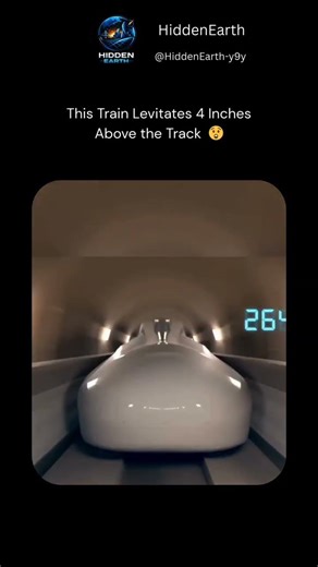 This Train Levitates 4 Inches Above the Track 😲