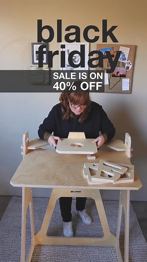 107K views | Black Friday Sale ON NOW! Our top desk bundles @ 40% OFF! No tools, no rules, just modular design that fits how you work, create & live. Grab yours before it ends! | Working from Home Desks | Facebook