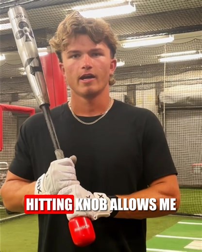 Redefine your swing mechanics with the Hitting Knob.💪🔥 The #1 hitting tool trusted by TOP pro & college hitters to help: ✅ Work knob to ball ✅ Stay inside the baseball ✅ Receive instant swing feedback Improve your performance at the plate & start training with the Hitting Knob today! 💪 | Hitting Knob