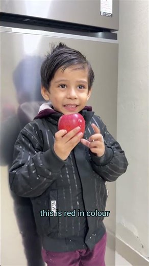 This is an apple 🍎 | Baby learning colour #shorts #kids #learning #apple #colors #bachonkImasti