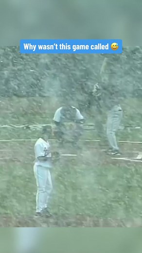 MLB Baseball Chaos in the Snow