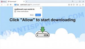 How to remove Casttravel1.xyz pop-ups (Virus removal guide) - MyAntiSpyware