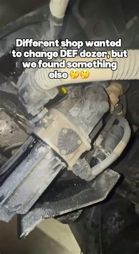 Different shop wanted to change the DEF dozer, but we found something else 🤔🤔