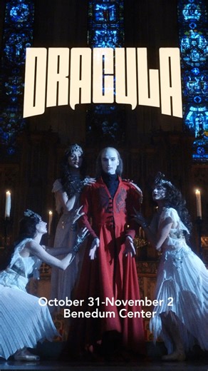 Michael Pink’s Dracula rises again this Halloween weekend. 🩸🦇 Experience the seductive gothic horror ballet 🩰 with dramatic choreography, haunting effects and a thrilling score to die for.📍 Benedum Center | Oct 31–Nov 2 | #PBTDracula PBT.ORG/DRACULA Choreography: Michael Pink | Music: Philip Feeney Artists of Pittsburgh Ballet Theatre | Video: Dustin Wickett #PittsburghBalletTheatre #Dracula #Halloween #Vampire #DraculasBrides #BloodyBrilliant #SpookySeason | Pittsburgh Ballet Theatre