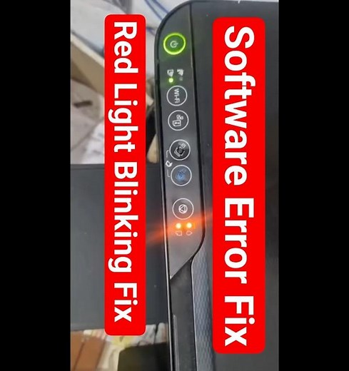Epson L3150 L3110 red light problem reset error red light blinking reset 🚨🚨 Epson adjustment