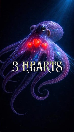 This Animal Has 3 Hearts… And Blue Blood😳 #shorts #viralvideo #seacreatures