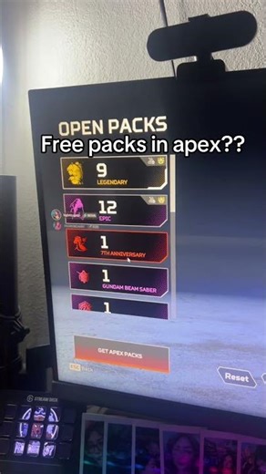Free apex packs?? #apex #apexlegends #apexheirlooms #heirloomshards #apexlegendsclips