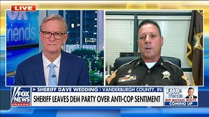 308K views · 5.1K shares | Indiana Sheriff on leaving Democratic Party over anti-cop sentiment Sheriff Dave Wedding of Vanderburgh County, Indiana, discusses why he’s switching to the Republican Party | Fox & Friends | Facebook