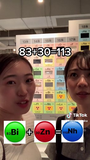 化学で足し算！ニホニウム 化学式