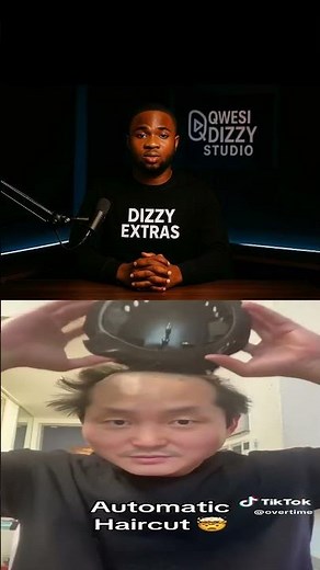 This automatic haircut de3 eii.. #qwesi_dizzy_studio #dizzy_extras