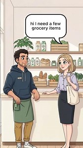 Grocery Shopping Conversation in English | Customer & Shopkeeper Dialogue for Beginners