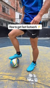 How to get fast footwork/ dribbling⚡️🇧🇷 This move, known as clapping, is fundamental to street football! Through practicing it it has massively increased the speed of my footwork. As always when practicing something new aim for slow and smooth over fast, get the correct movement and then speed will come over time! 🦾 Thank you @jeremylynchfootball for the inspiration of this post 🐐 And to this beautiful court in Rio for the setting 💚 #streetpanna #football #soccer #dribbling #rio | Street Pa