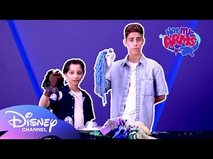 Alkaio Thiele & Max Matenko Test Their Teamwork With A Puppet Show | Not My Arms | @disneychannel - Videos For Kids