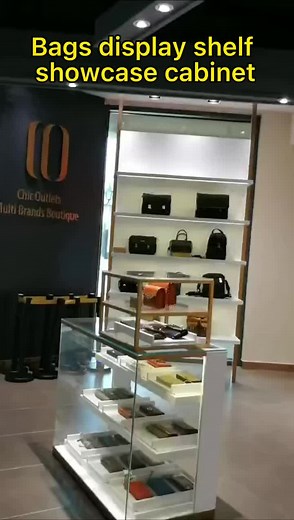 Bags Store Display Shelf Design and Customization Ideas