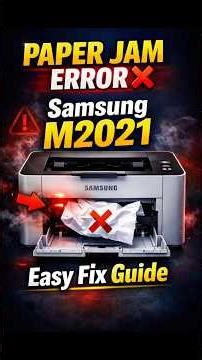 Paper Jam Error? 😱 Samsung M2021 Fix in 2 Minutes #shorts #ytshorts #printer #exploreshorts
