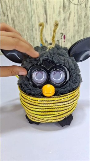 Furby turned into a BEE?! 😂 (MUST WATCH!) #Shorts #Furby #Bee #Comedy