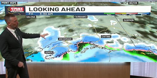 First Alert Weather Day: Heavy snow moves into parts of Southcentral