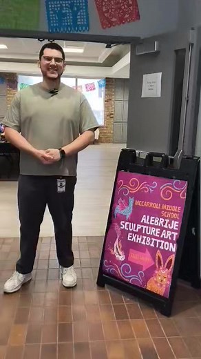 Voting for the Alebrije Art Contest is underway! We invite you all to come see what the talented McCaroll Middle School art students have created! The winner of the contest will win a plane ride, graciously donated by Raquels Wings, and will be announced THIS Saturday at our 3rd annual Dia de los Muertos Festival! | Decatur Public Library (Decatur, Texas)