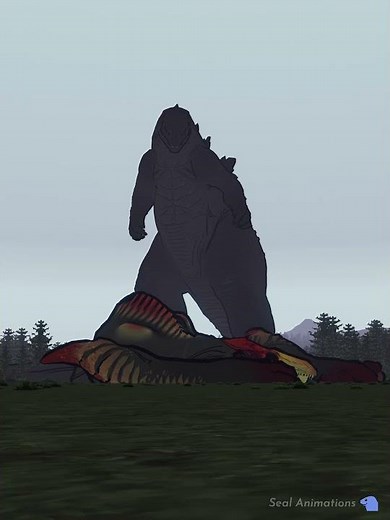 Godzilla vs Skullcrawler | Animation #shorts