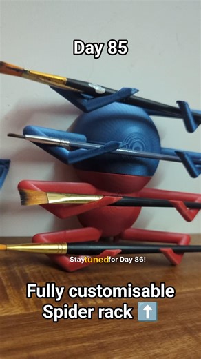 The Man Spider Rack : Day 85 of The Source Code #3dprinting