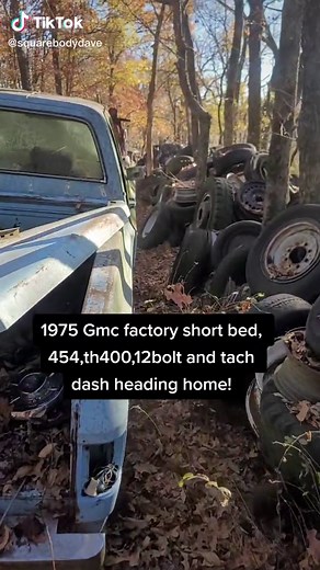 1975 GMC Short Bed with 454 Engine Heading Home