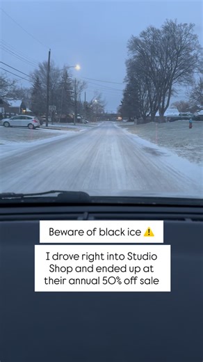 Studio Shop on Instagram: "All jokes aside hope the weather is good tomorrow for the last day of our sale!!! Open 11-4 Sunday, then we are closed until January 2nd so if you were looking to get something before then now's the time!!! ⛷️⛷️⛷️"