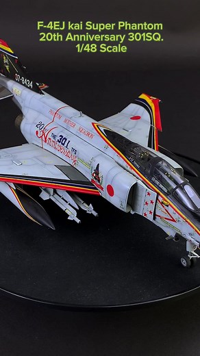 10K views · 239 reactions | 1/48 JASDF F-4EJ KAI 20th Anniversary aircraft model (Hasegawa model kit) #builtaircraft #hasegawa #plasticmodel #militaryaircraft #scaleaircraft #148scalemodels #aircraftmodel #f4phantom #japan #scalemodel #modelkit #f4ej改 #f4ej | Pro Built Model | Facebook