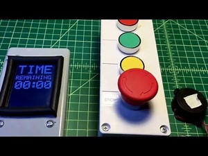 Escape room Arduino controllable countdown timer