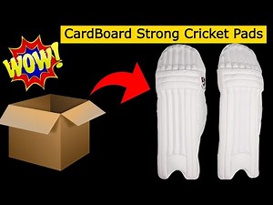 How to make Strong Cricket Pads from Cardboard | Making Cricket Pads at Home | Cricket Pads