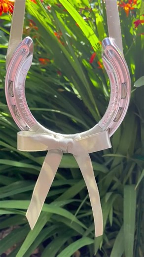Personalised Wedding Lucky Horseshoe, Silver Keepsake With Satin Ribbon Bow, Christening, Home, New Born Gift, Newlywed Custom Present - Etsy