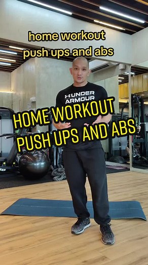 Effective Home Workout: Push Up and Abs Exercises