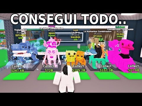 Crafteé y CONSEGUÍ TODOS LOS NUEVOS BRAINROTS SUPREMOS en Steal a brainrot (roba un brainrot)