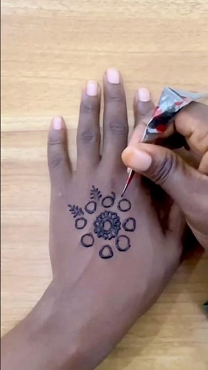 How to draw simple henna for beginners #tutorial #art #diy #hennadesigns #beginner