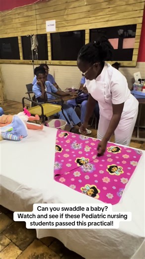 Swaddling Techniques by Pediatric Nursing Students