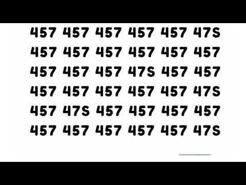 Visual Eye Test Puzzle I Only Sharp Eyes Can Find All 3 👀