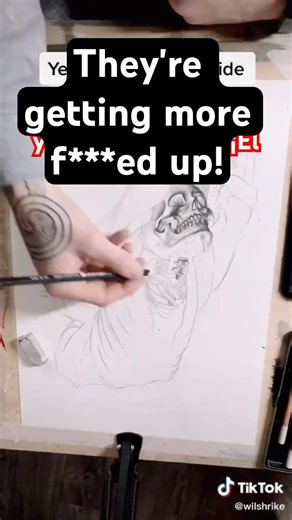 This Exorcist Drawing Got Dark…