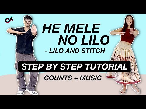 He Mele No Lilo - Lilo and Stitch Dance *STEP BY STEP TUTORIAL* (HULA Beginner Friendly)