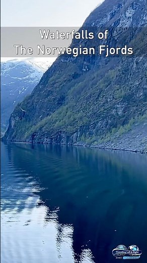 Waterfalls of The Norwegian Fjords Caused by Springtime Melting Snow #fjords #norway #waterfall