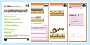 Year 2 Diving into Mastery: Step 4 Order Lengths and Heights Activity Cards