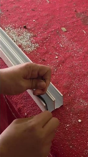 how to fix straps in UPVC profile #machine #upvcprofile #30thdecember #cnc