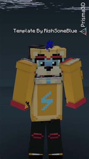 mentang² gw Freddy disuruh joget ini🗿 (template di desk) #minecraft