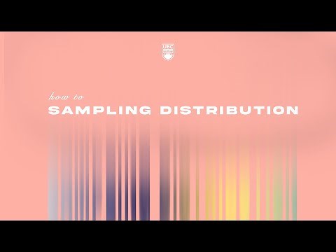 How To - Sampling Distribution #statistics #ubcmedicine