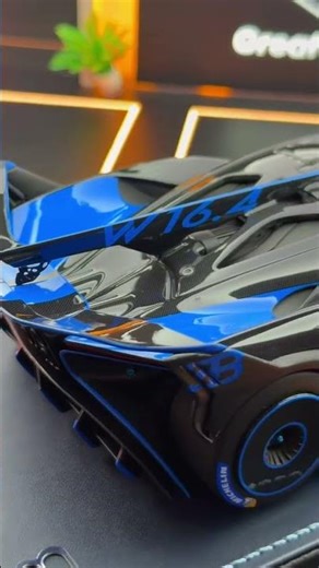 Bugatti Meteor Diecast Scale Model | Diecast Supercar Miniatures | Mini Car Unboxing Shorts #shorts