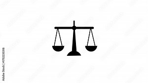 Law with judicial balance symbol of justice scale in a pen nib. validity balance law business justice judge court judgment