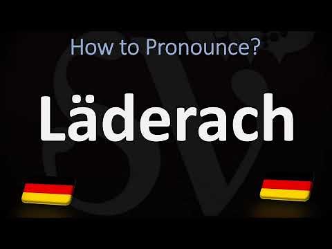 How to Pronounce Läderach in German (Swiss Chocolate)