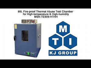 80L Fire-proof Thermal Abuse Test Chamber for High-temperature & High-humidity - MSK-TE909-HTHH