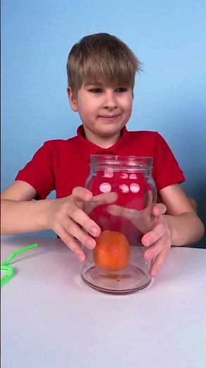 Can You Sink The Orange? 🍊💧 Science Experiment for Kids! ✨
