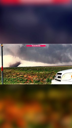 14K views · 348 reactions | Dusty, truncated cone tornado near Amherst, TX we documented yesterday. | Tornado Titans - Weather and Storm Chasing | Facebook