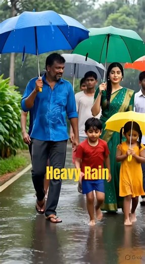 “Sudden Heavy Rain in India 🌧️ Real Monsoon Moment!” #viral #rain